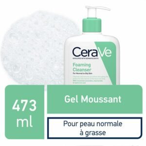 cerave gel moussant nettoyant peau normale a grasse 473ml 1