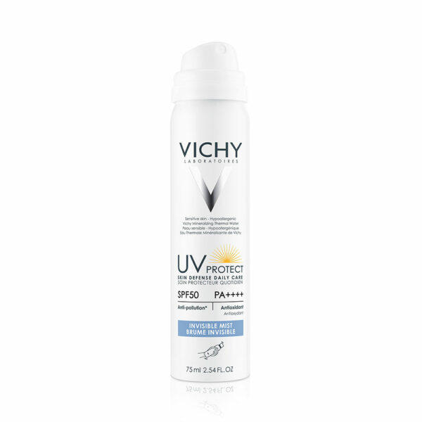 vichy uv protect brume hydratante invisible spf50 tous types de peaux 75ml 1
