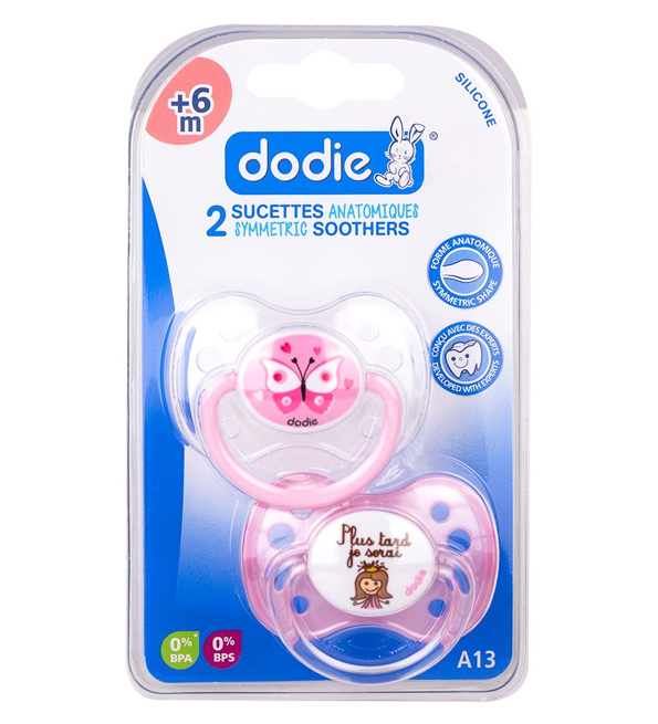 Dodie Sucette physiologique silicone (0-6 M) N°33