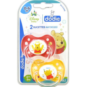 Dodie Sucette Anatomique Silicone +18 mois Rouge A47