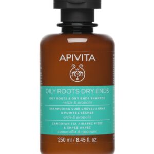 apivita shampoing pour racines grasses et pointes seches 250ml 1