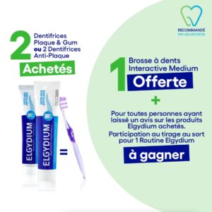 INTER-ACTIVE – Brosses à Dents Classique Souple, 2+1 Offerte