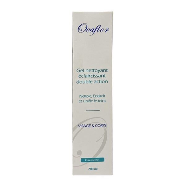 Ocaflor gel nettoyant éclaircissant double action 200ml
