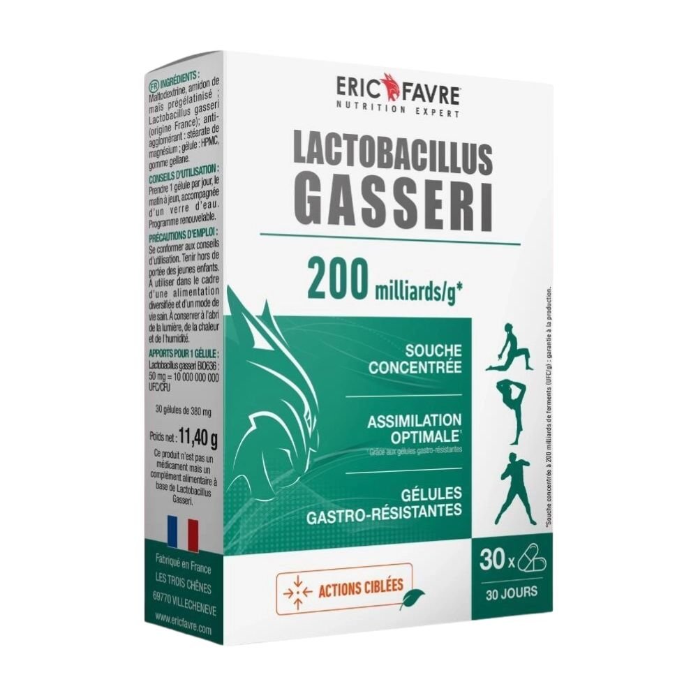 17109 ERIC FAVRE LACTOBACILLUS GASSERI BOITE 30 GÉLULES – Image 1