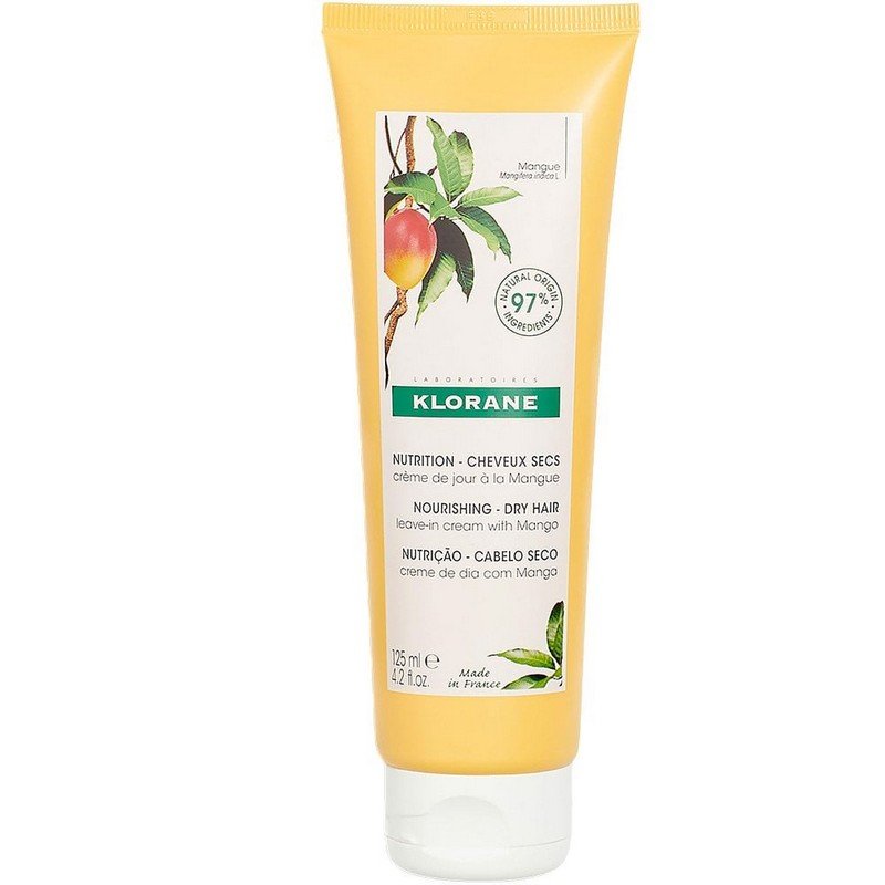 Klorane Crème de Jour Sans Rinçage au Beurre de Mangue - 125 ml Klorane Crème de Jour Sans Rinçage au Beurre de Mangue - 125 ml – Image 1