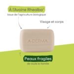 A-DERMA — PAIN DERMATOLOGIQUE — Pain dermatologique apaisant — LES INDISPENSABLES 100 g – Image 2