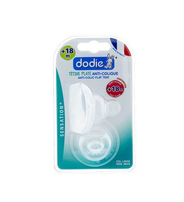 3700763502632.jpg DODIE TETINE PLATE SENSATION+ ANTI COLIQUE D1 0-6M X2 – Image 1