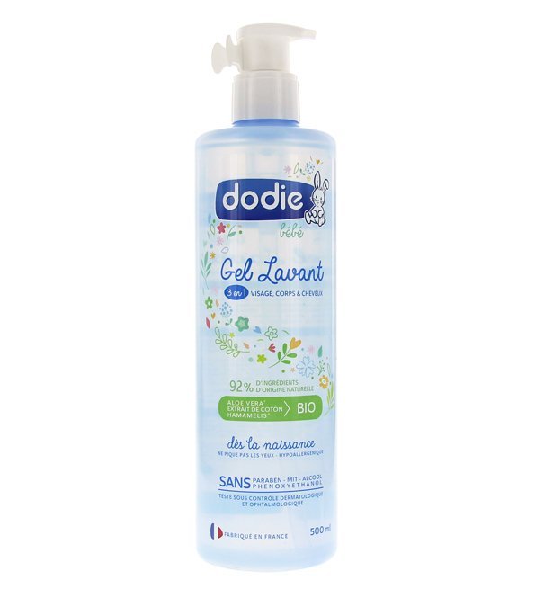 3700763535418-1.jpg Dodie - Gel lavant 3 en 1 flacon Pompe - 500 ml – Image 1