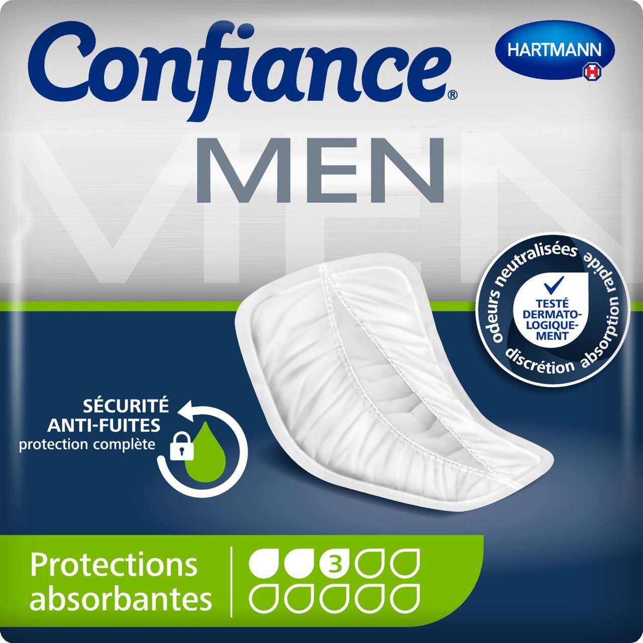 4052199299259-1.jpg HARTMANN CONFIANCE MEN ABSORPTION 4 PROTECTION ANATOMIQUE X14 Unités – Image 1