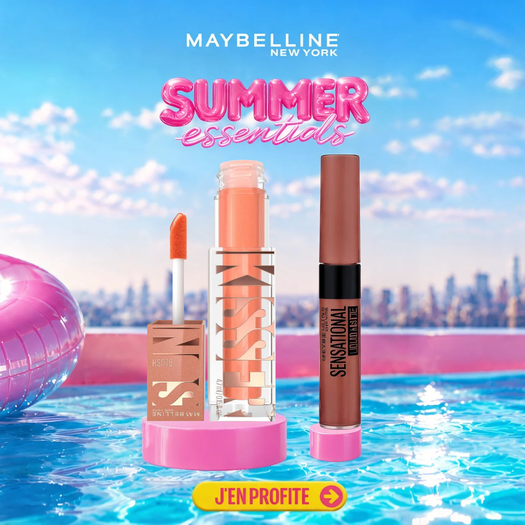Maybelline Sunkisser 02 Uptown G Maybelline Sunkisser 02 Uptown Glow 4.7ml + Sensational Liquid N08 Pack – Image 1