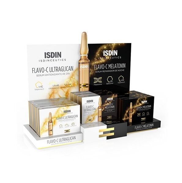 Isdin Flavo-C serum jour et nuit 48h 10+10ampoules