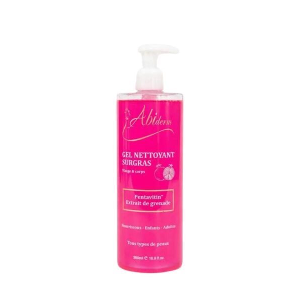 Abiderm Gel Nettoyant Surgras 500ml