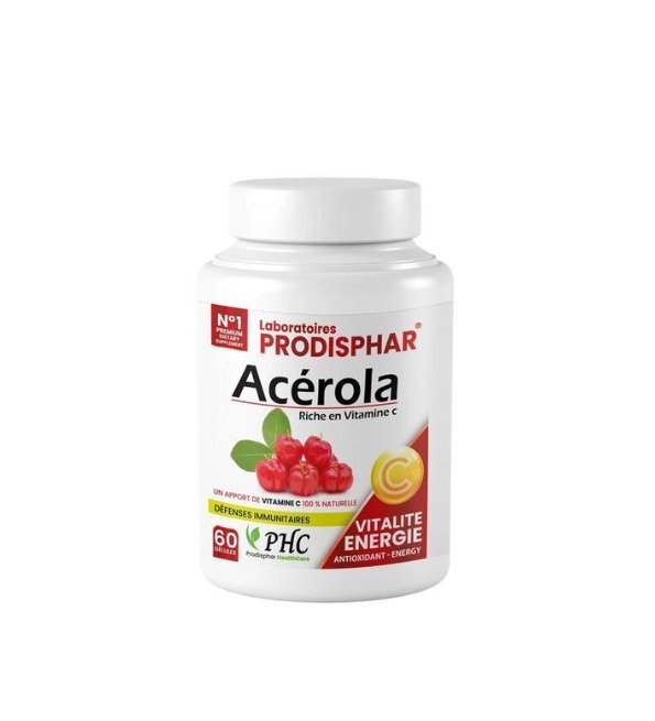 Acerola-60-gelules-Prodiphar.jpg Prodisphar Acerola 60 Gelules – Image 1