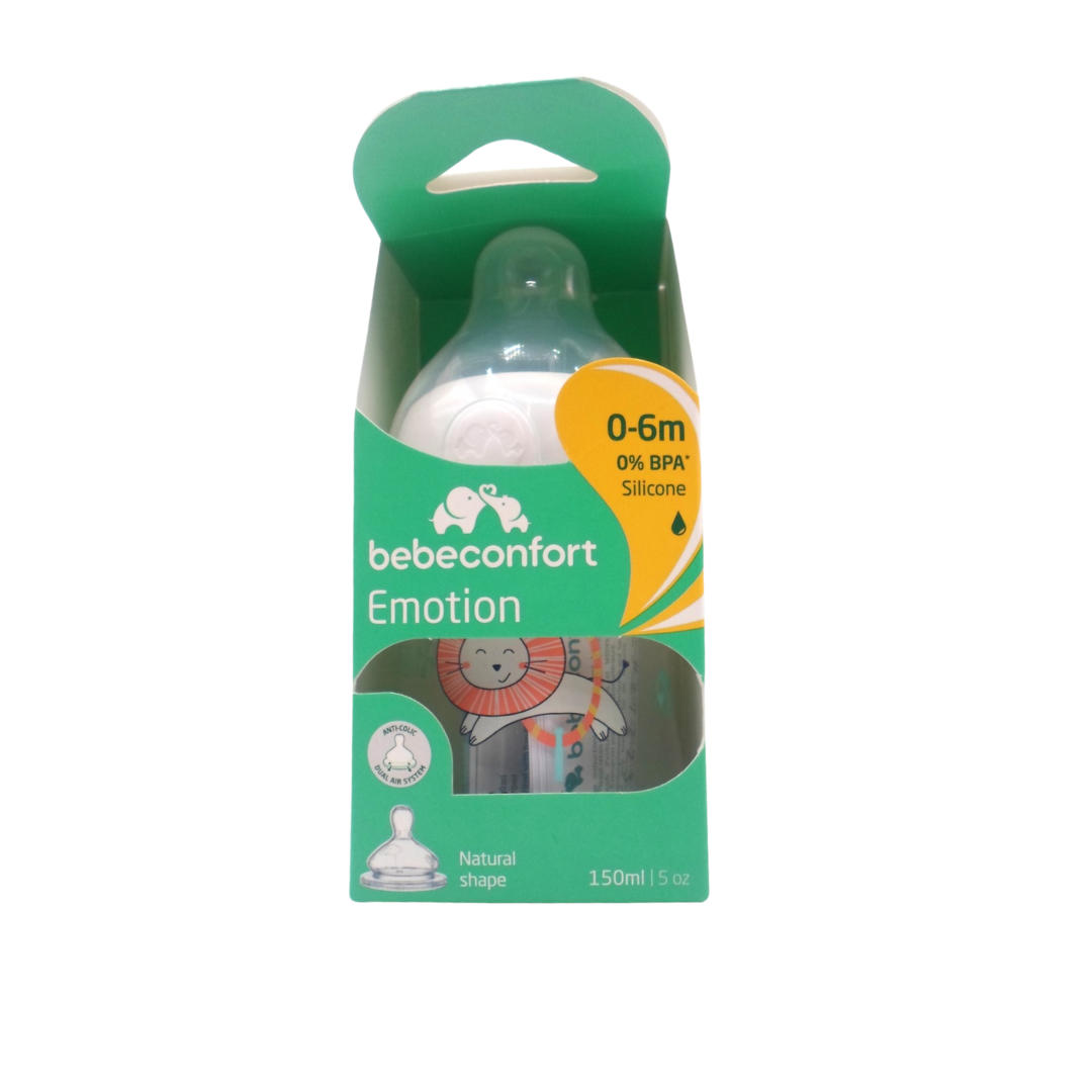 BB-Conf-bib-pp-emotion-petit-chat-blanc-0-6m-150ml-1.png Bebe Confort Bibron PP Emotion Petit Chat Blanc 0-6m 150ml – Image 1