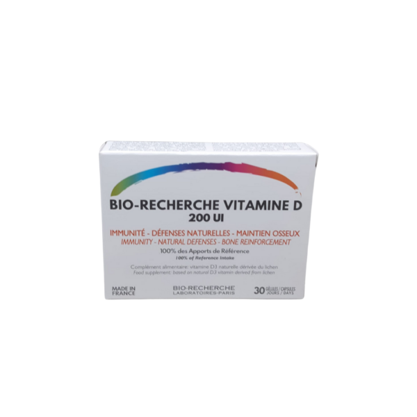 Bio-Recherche Vitamine D 200UI 30 Gelules