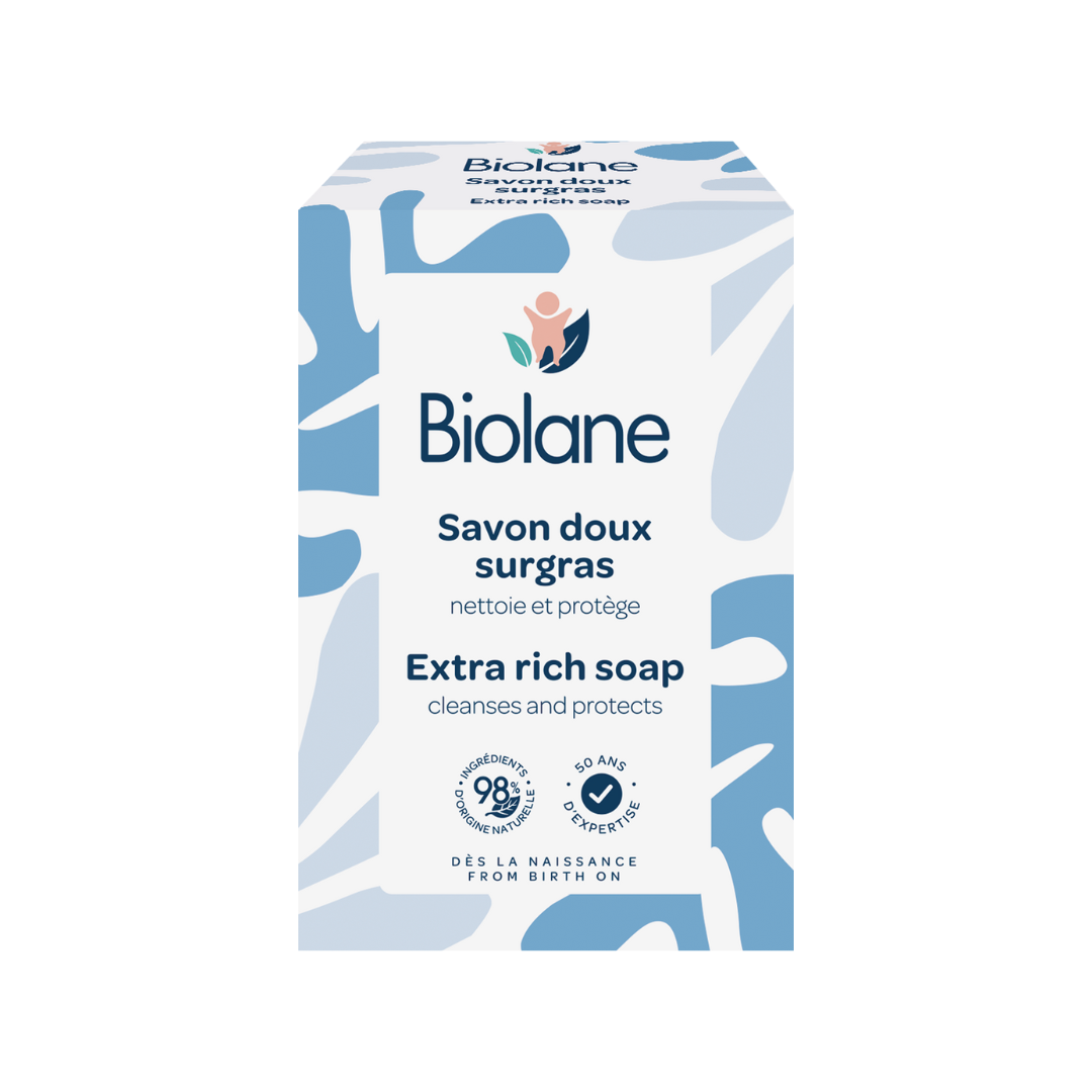 Biolane-Savon-doux-150G.png Biolane Savon doux 150G – Image 1