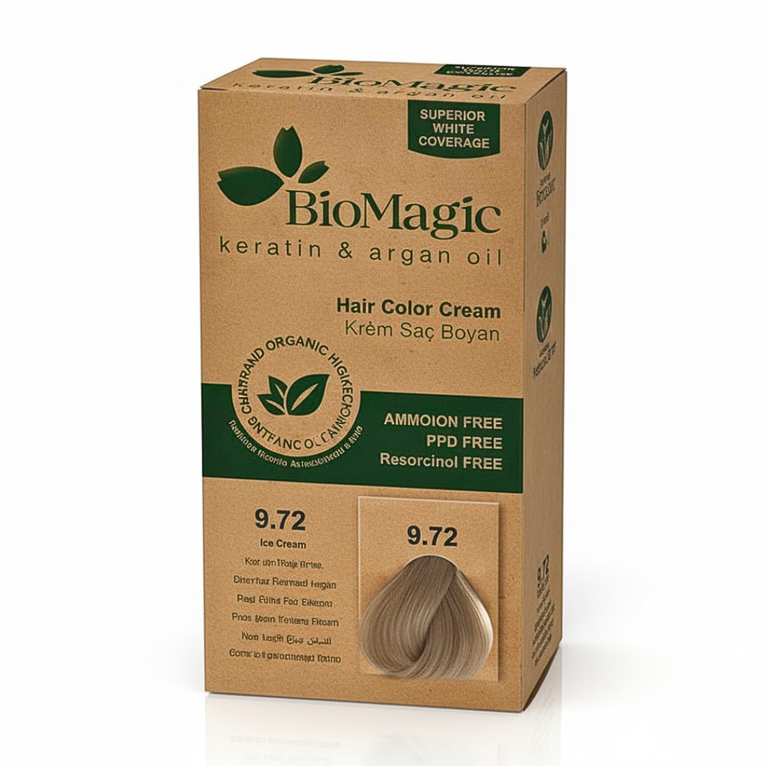 Biomagic-Color-Cream-972-Blond-Tres-Clair-Cendre.png Biomagic Color Cream 9/72 Blond Tres Clair Cendre – Image 1