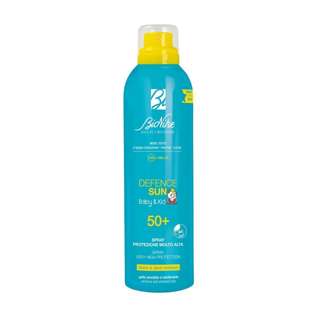 Bionike-Defence-sun-baby-kids-spray-transparent-50-200ml-1-1.jpg Bionike Defence Sun Baby & Kids Spray Transparent 50+ 200ml – Image 1
