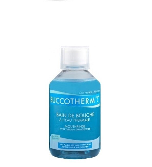 Buccotherm Bain de Bouche Bleu sans Alcool 300ml - beautymall