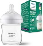 AVENT BIBERON NATURAL EN VERRE 3.0 TEAT 0M+ 125ML SCY930/01 – Image 2