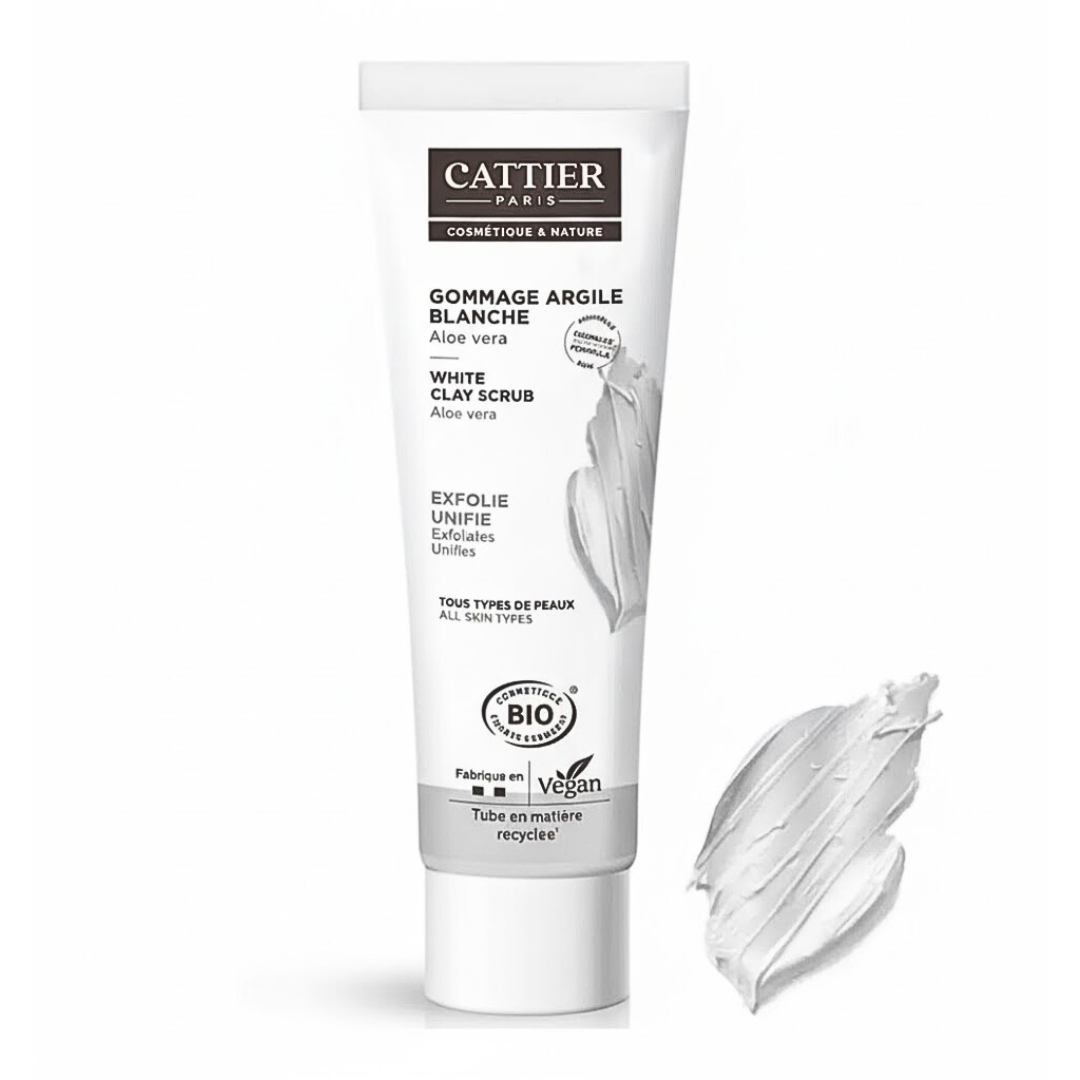 Cattier-Gommage-Argile-Blanche-100ml.png Cattier Gommage Argile Blanche 100ml – Image 1