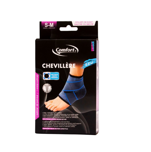 Comfort Chevillere Starpping Noir Large-Xlarge