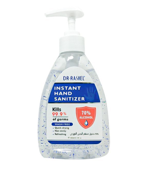 DR-RASHEL-250ML.jpg DR RASHEL DESINFECTANT INSTANT HAND SANITIZER Gel 75% ALCOHOL 300ML – Image 1