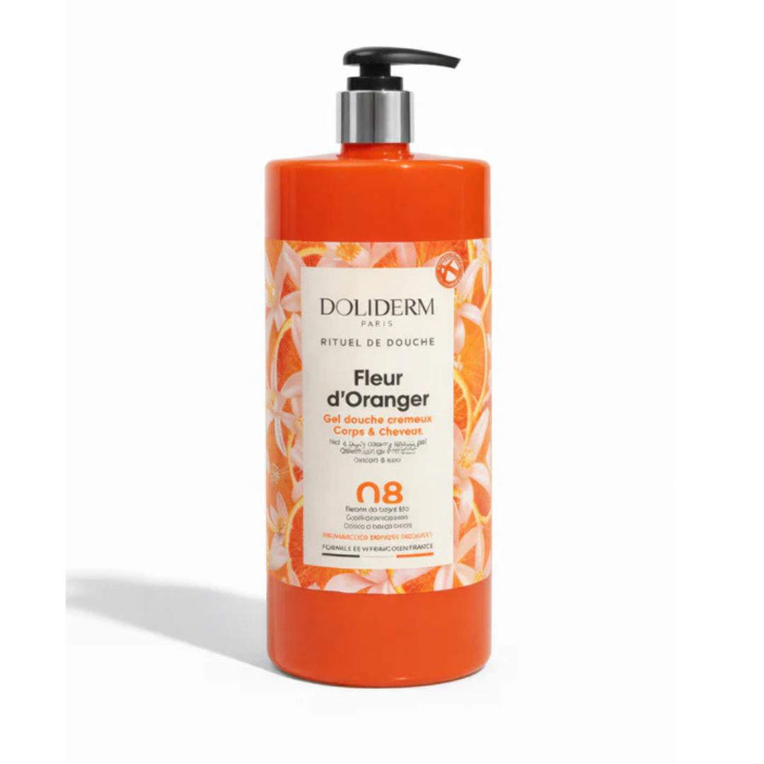 Doliderm Gel Douche 08 Fleur doranger 1L Doliderm Gel Douche 08 Fleur d'oranger 1L – Image 1