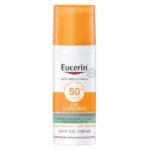EUCERIN SUN TOUCHER SEC GEL CRÈME HUILE CONTROLE SPF50