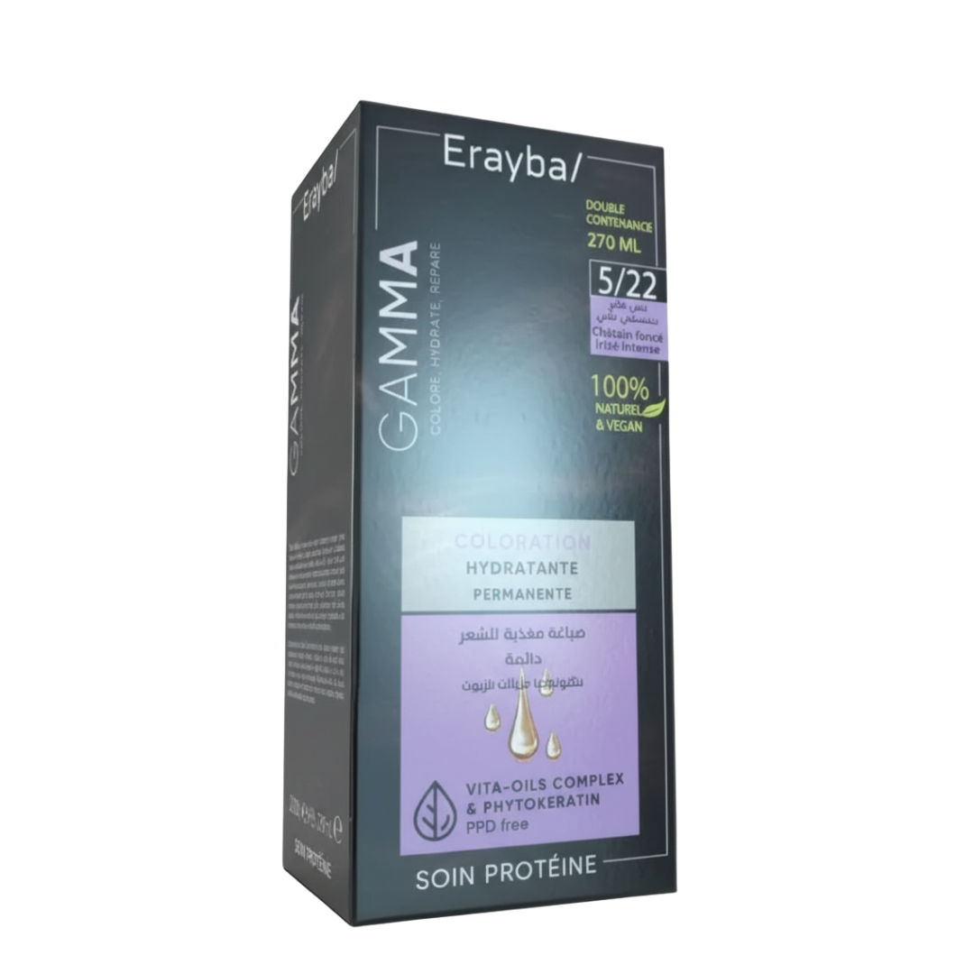 Erayba-Gamma-Coloration-522-Chatain-fonce.png Erayba Gamma Coloration 5/22 Chatain fonce – Image 1