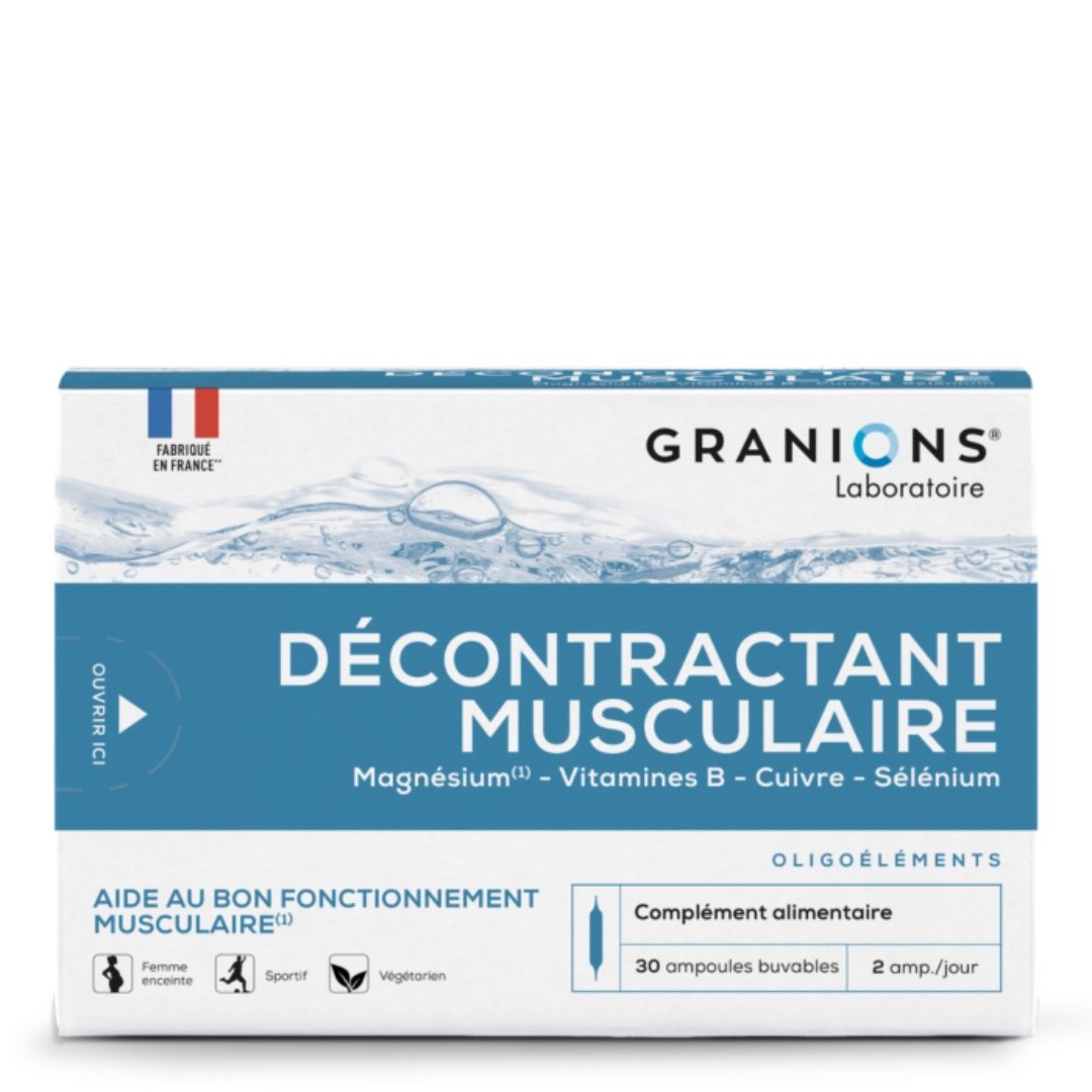 GRANIONS-Decontractant-Musculaire-B30-Ampoules-1.jpg GRANIONS - Décontractant musculaire B30 ampoules – Image 1