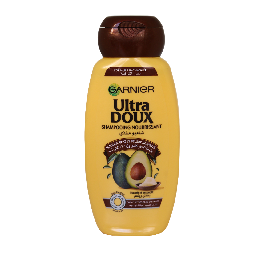 Garnier-Ultra-Doux-Shamp-Avocat-Karite-200ml.png Garnier Ultra Doux Shampoing Avocat Karite 200ml – Image 1