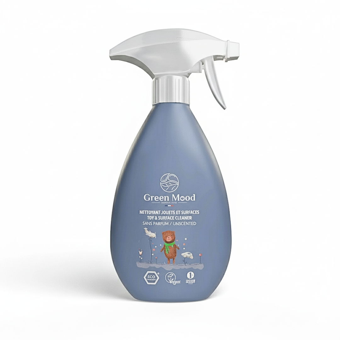 Green-Mood-bb-Nettoyant-Jouets-Surfaces-spray-500ml.png Green Mood bebe Nettoyant Jouets & Surfaces Spray 500ml – Image 1
