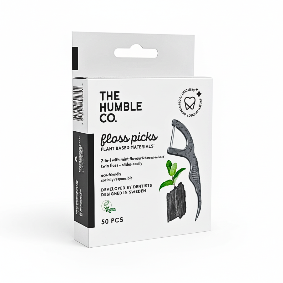 Humble-Fil-Dentaire-Charbon-picks-50-pcs.png HUMBLE FIL DENTAIRE CHARBON PICKS 50 PIECES – Image 1