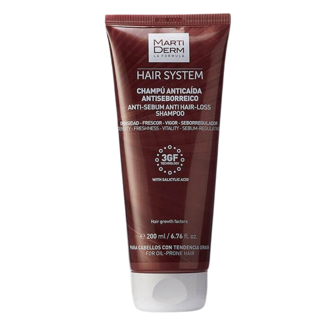 Martiderm-Hair-System-Shampoing-Anti-Sebum-200ml-1.png Martiderm Hair System Shampoing Anti-Sebum 200ml – Image 1