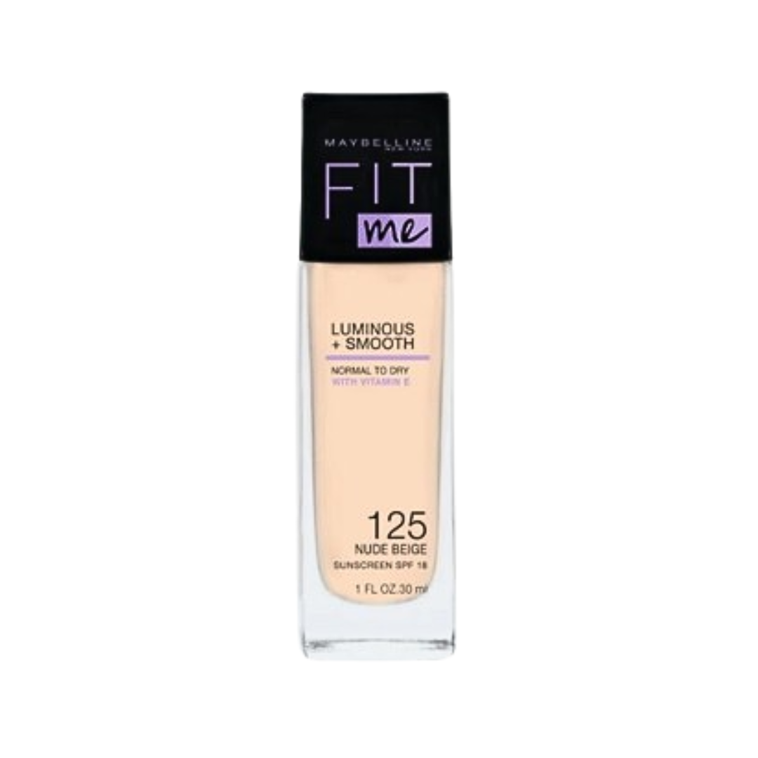 Maybelline-Fit-Me-FDt-Luminous-Smooth-spf18-Nu-125-30ml.png Maybelline Fit Me Fond De Teint Luminous +Smooth spf18 Nu 125 30ml – Image 1