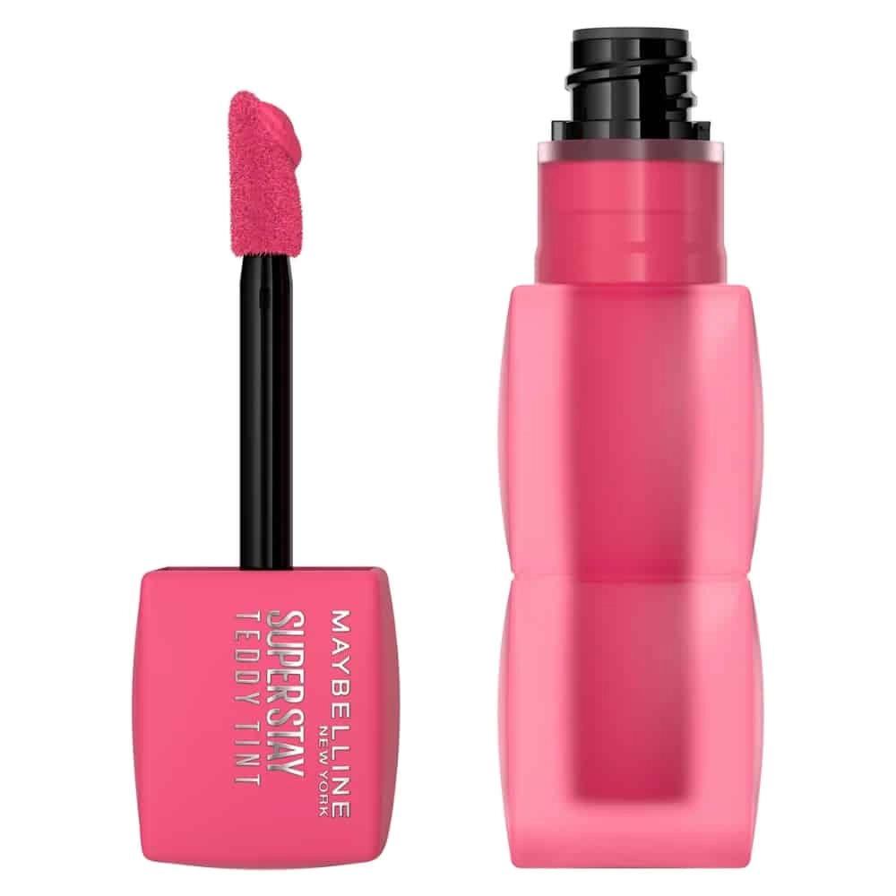 Maybelline SuperStay Teddy Tint LIQUID LIP TINT 45 Pinky Promise 5ml Maybelline SuperStay Teddy Tint LIQUID LIP TINT 45 Pinky Promise 5ml – Image 1