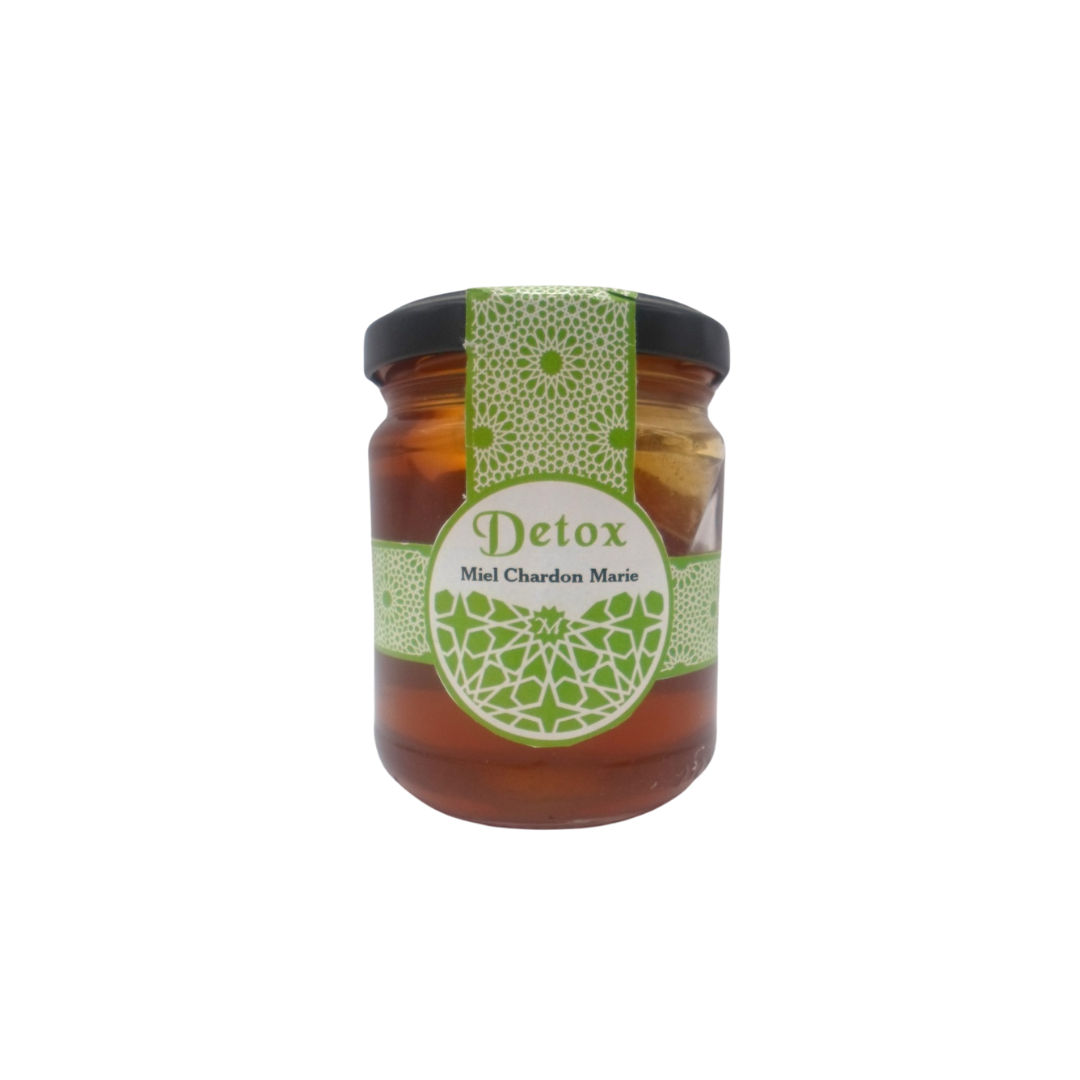Mielii-detox-miel-chardon-marie-240g.png Mielii Detox Miel Chardon Marie 240g – Image 1