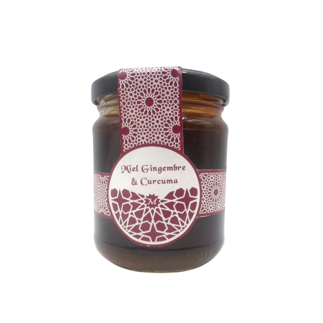 Mielii-miel-Gingembre-curcuma-240g.png Mielii Miel Gingembre & Curcuma 240g – Image 1