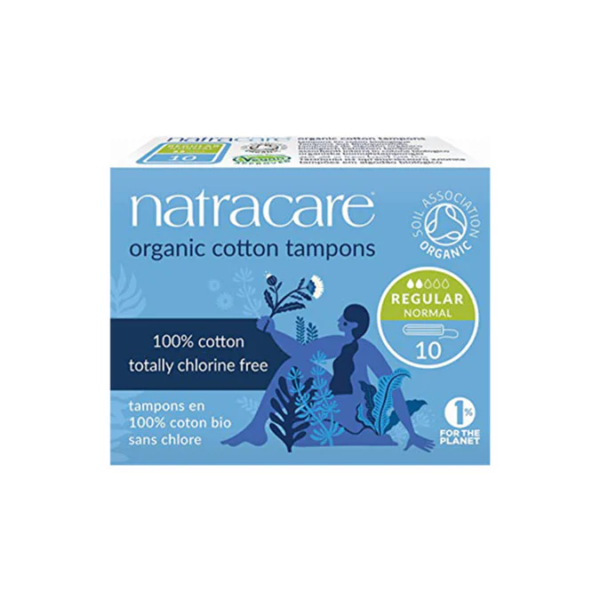 NATRACARE TAMPONS REGULIER SANS APPLICATEUR 10 Unités