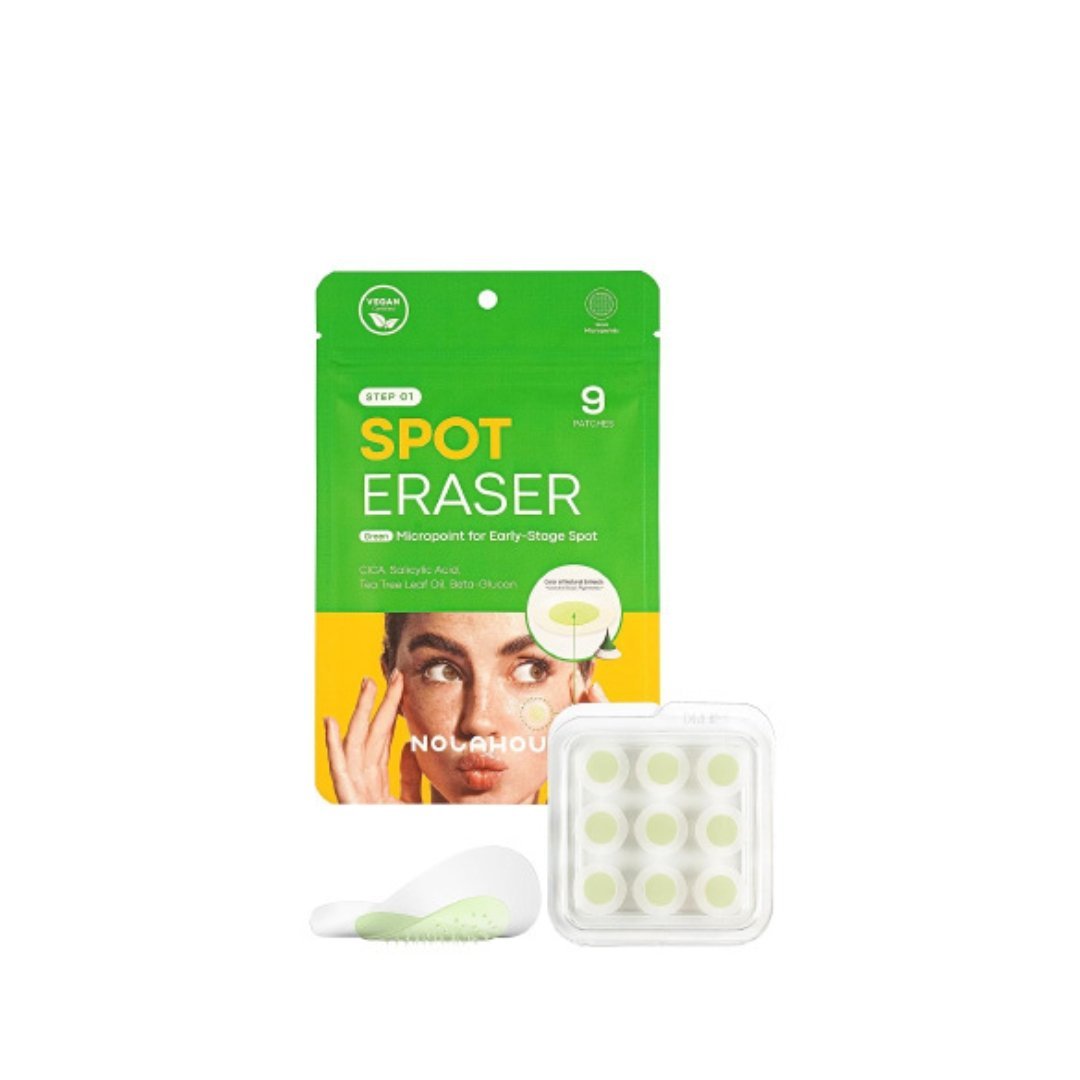 Nolahour-spot-eraser-step-1.jpg Nolahour Step 1 Spot Eraser Green 9 Patches – Image 1