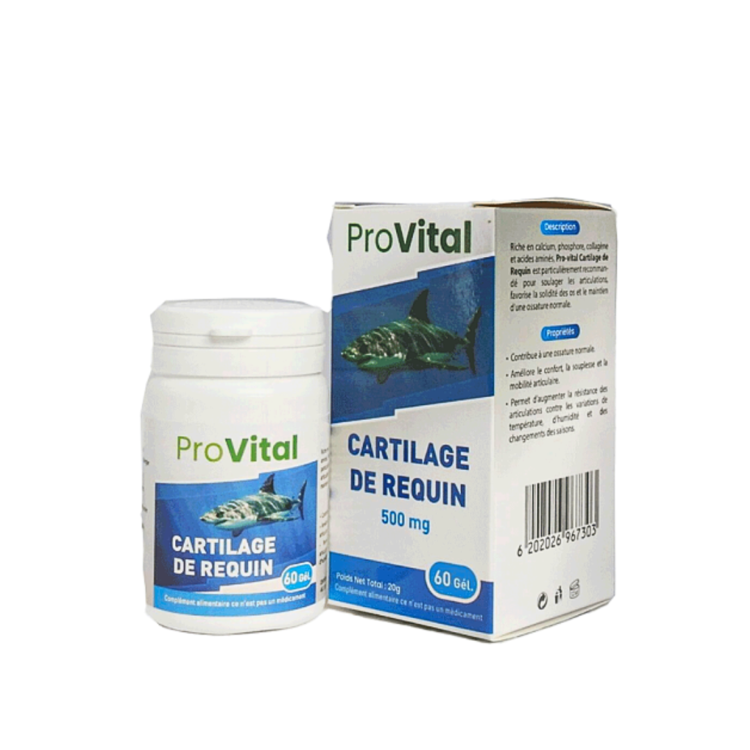 Pro-Vital-Cartilage-de-Requin-500mg-60Gelules.png Pro Vital Cartilage De Requin 500mg 60 Gelules – Image 1