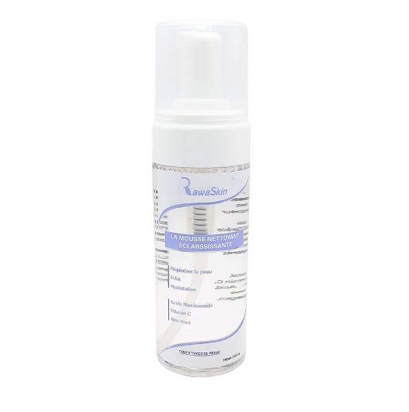 RawaSkin Mousse Nettoyante Éclaircissante 150ml