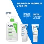 CeraVe Baume Hydratant Nourrissant Peau Sèche à Très Sèche | 177ml = Crème Lavante Miniature Offerte – Image 10