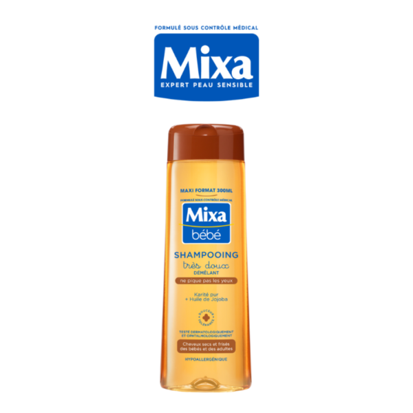 MIXA Shampooing Démêlant Très Doux Karité 300ml