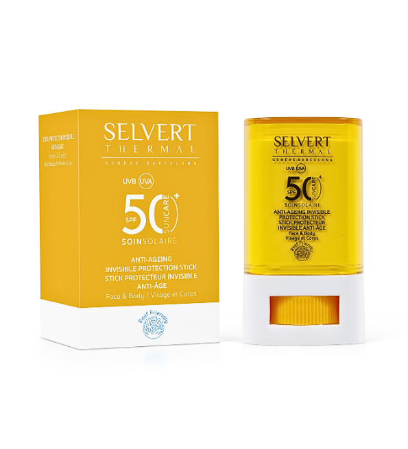 Selvert-Ecran-Stick-Mineral-SPF50-anti-age-15-ml.png Selvert Ecran Stick Mineral SPF50+ Anti Age 15 ml – Image 1