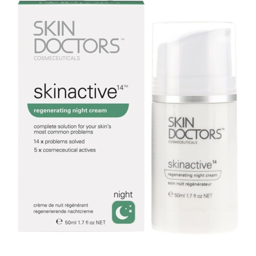 Skin-Doctors-Skinactive14-Regenerating-Night-Cream-50ml.png Skin Doctors Skinactive14 Regenerating Night Cream 50ml – Image 1