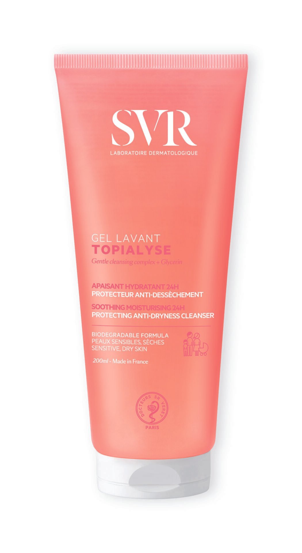 TOPIALYSE_Gel-Lavant-200ml.jpg.jpg SVR TOPIALYSE Gel Lavant 200ML – Image 1
