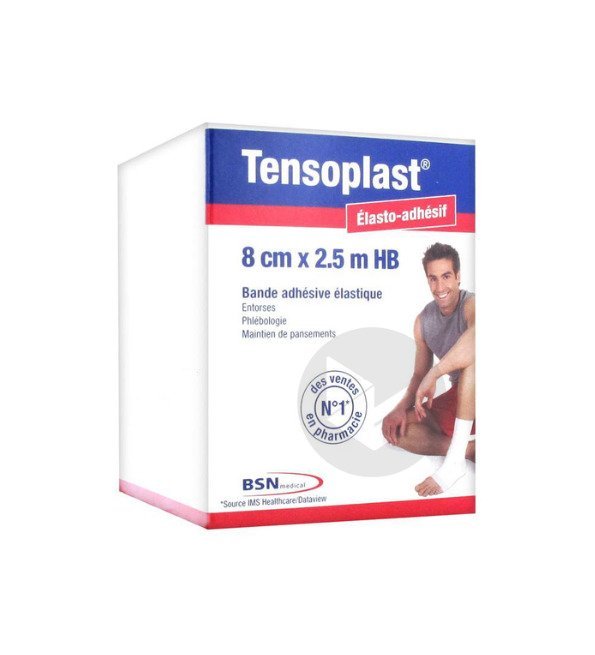 Tensoplast-bande-adhesive-elastique-258-1.jpg Tensoplast Bande Adhesive Elastique 2,5*8 – Image 1