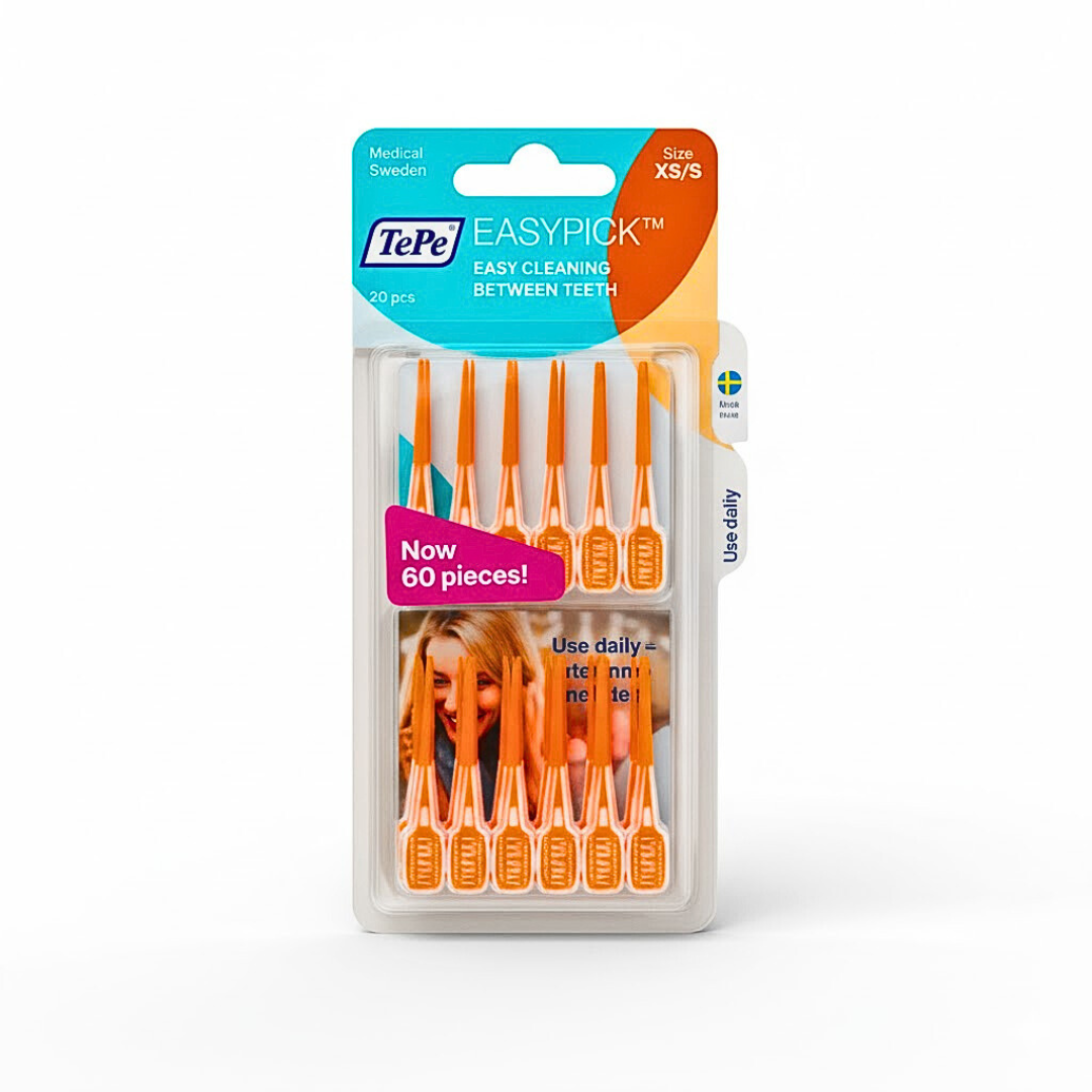 Tepe-Easypick-Taille-XSS-Orange-60Pcs.png Tepe Easypick Taille XS/S Orange 60 Pieces – Image 1
